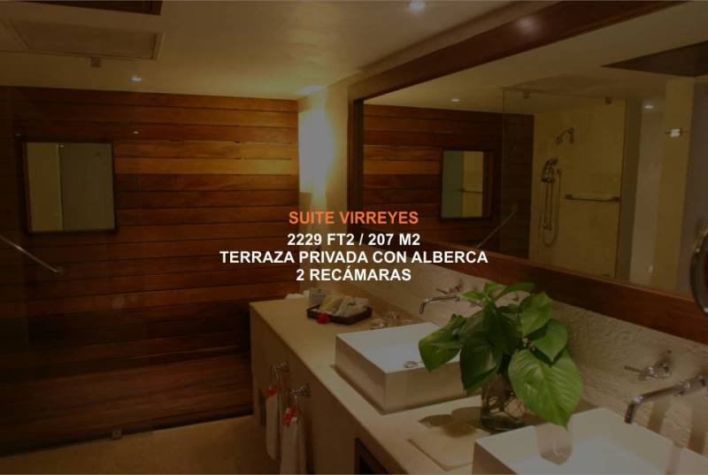 Hotel Brisas Ixtapa Habitación Suite Virreyes, disponible con 2 recámaras y terraza privada con alberca y vista a Playa El Palmar en Ixtapa Zihuatanejo